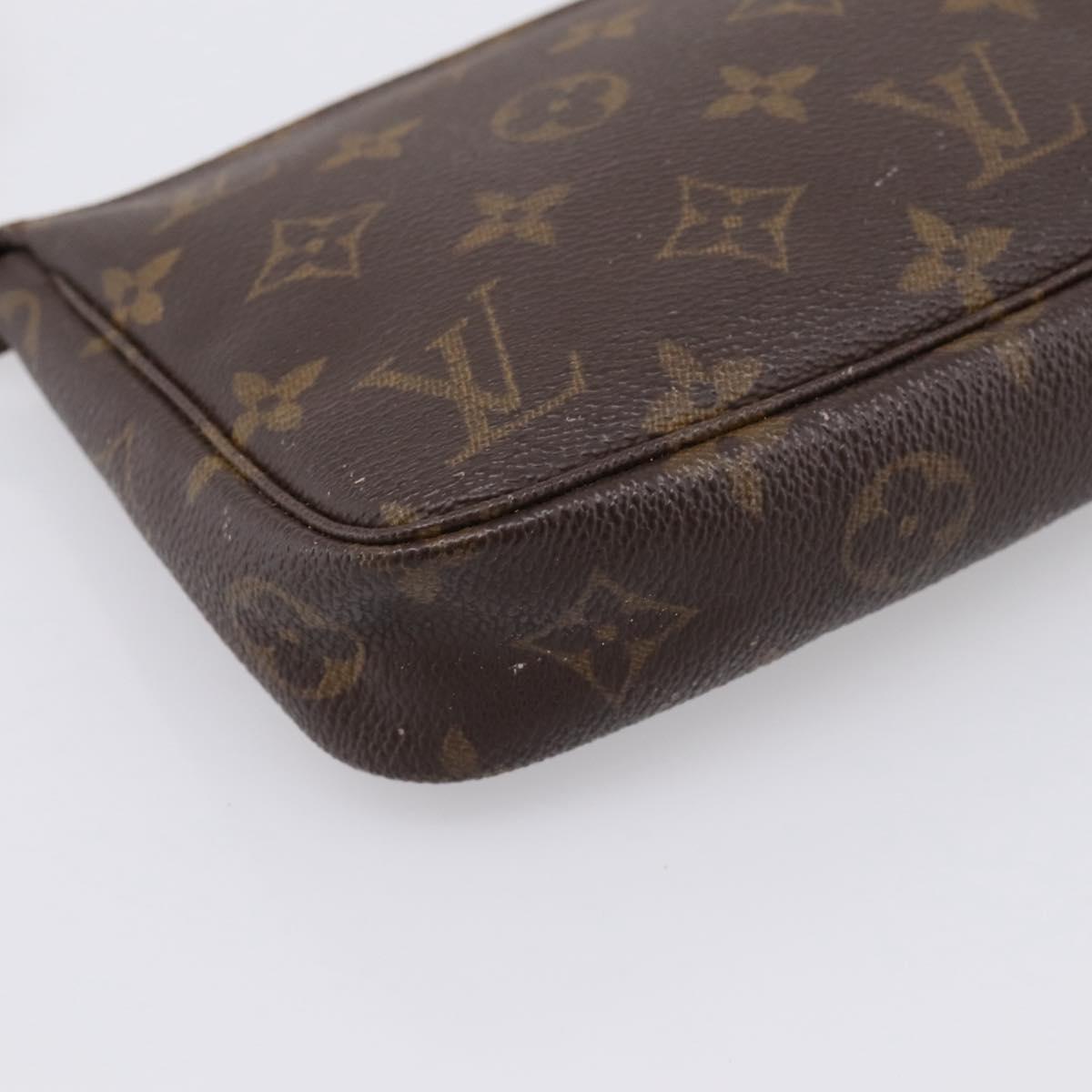 LOUIS VUITTON Monogram Pochette Accessoires Pouch M51980 LV Auth 208095