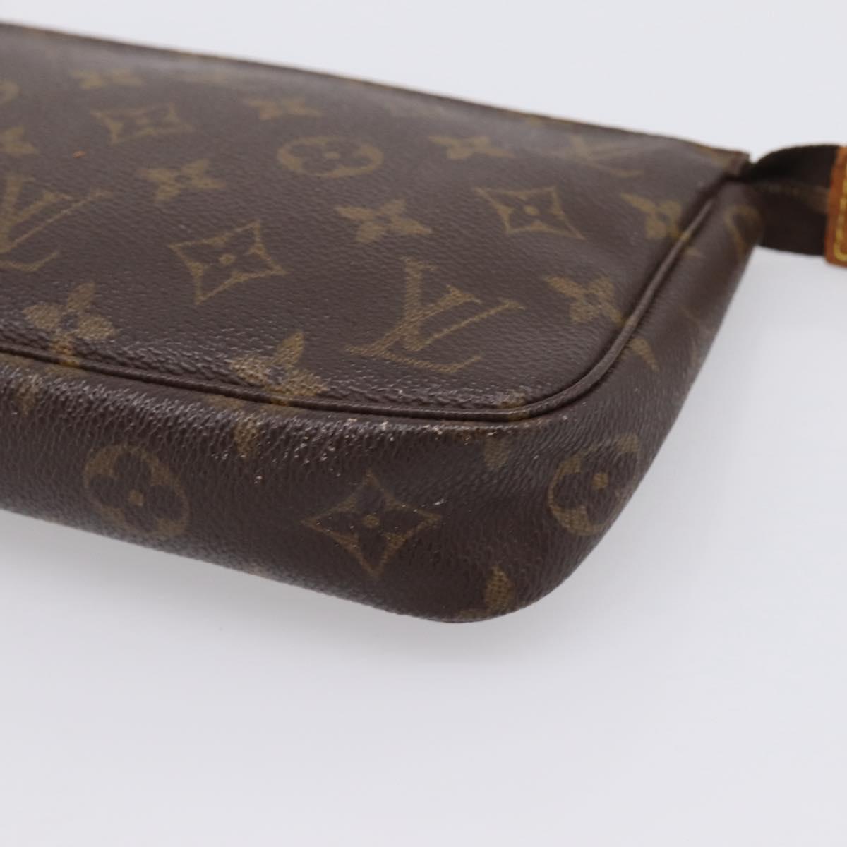 LOUIS VUITTON Monogram Pochette Accessoires Pouch M51980 LV Auth 208095