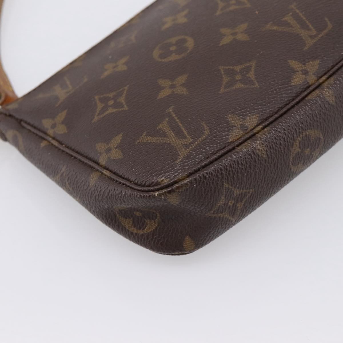 LOUIS VUITTON Monogram Pochette Accessoires Pouch M51980 LV Auth 208095