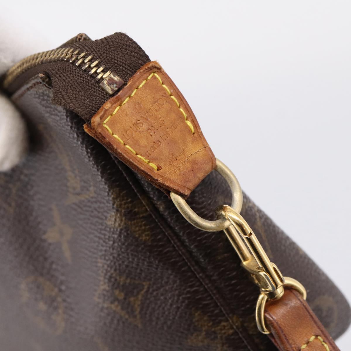 LOUIS VUITTON Monogram Pochette Accessoires Pouch M51980 LV Auth 208095