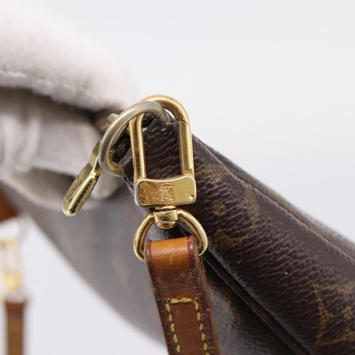 LOUIS VUITTON Monogram Pochette Accessoires Pouch M51980 LV Auth 208095
