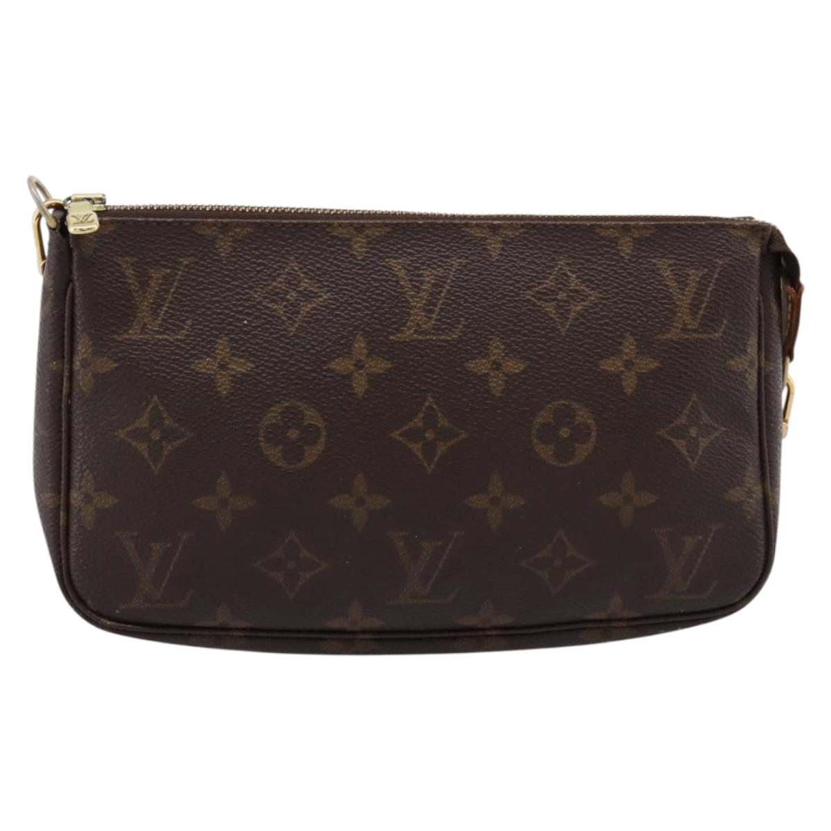 LOUIS VUITTON Monogram Pochette Accessoires Pouch M51980 LV Auth 208095