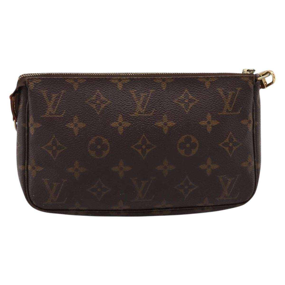 LOUIS VUITTON Monogram Pochette Accessoires Pouch M51980 LV Auth 208095