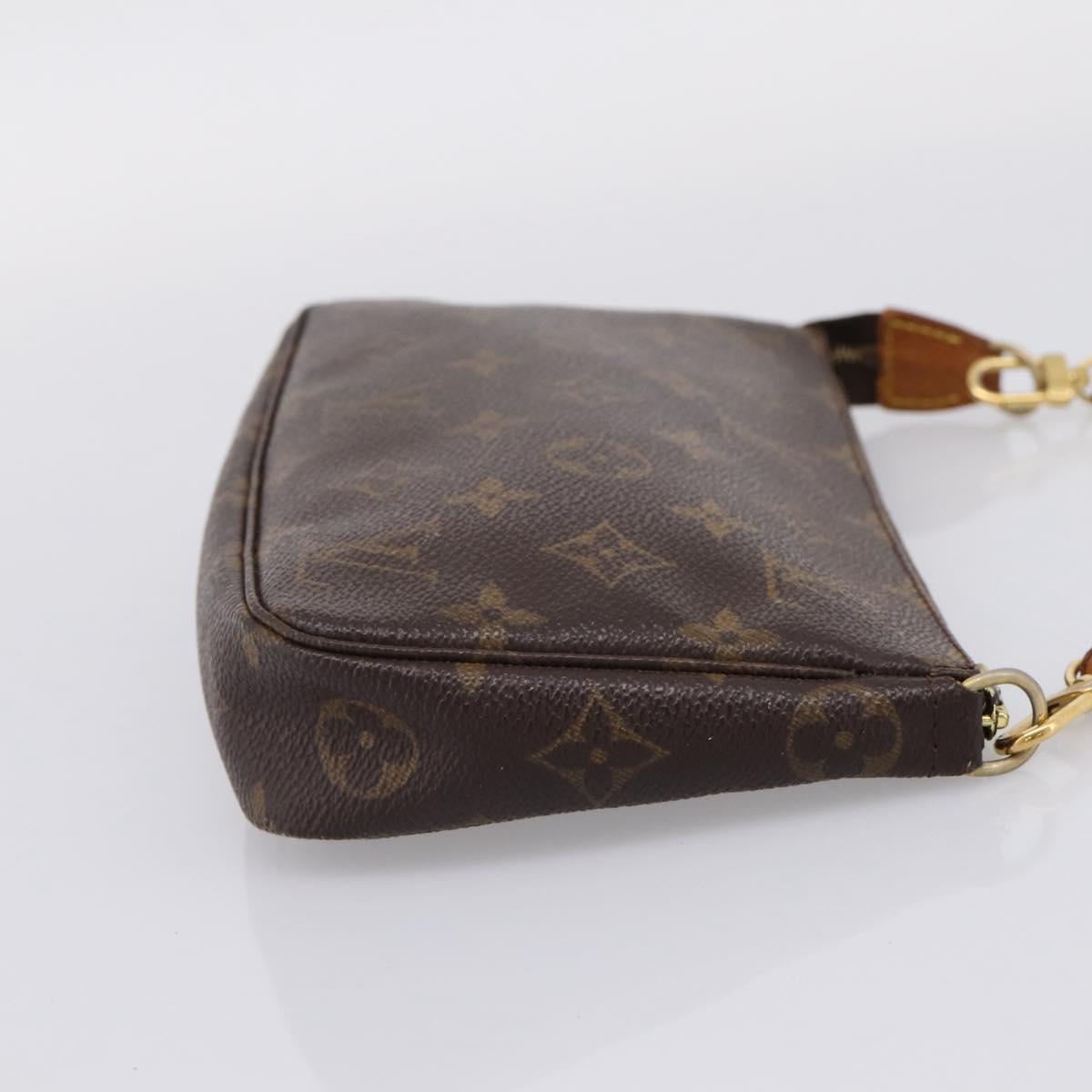 LOUIS VUITTON Monogram Pochette Accessoires Pouch M51980 LV Auth 208095