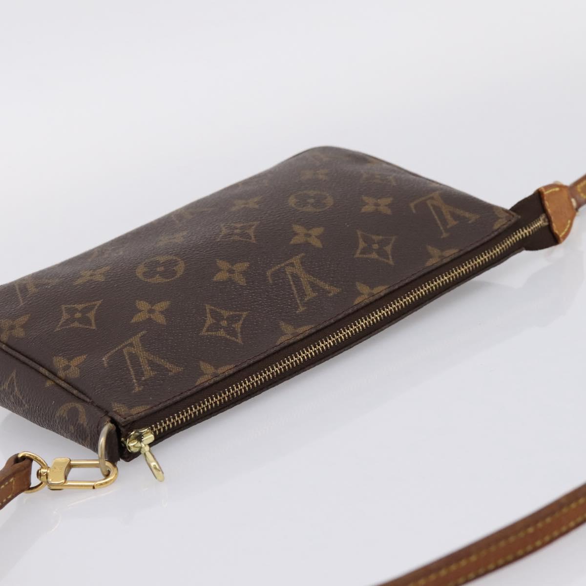 LOUIS VUITTON Monogram Pochette Accessoires Pouch M51980 LV Auth 208095