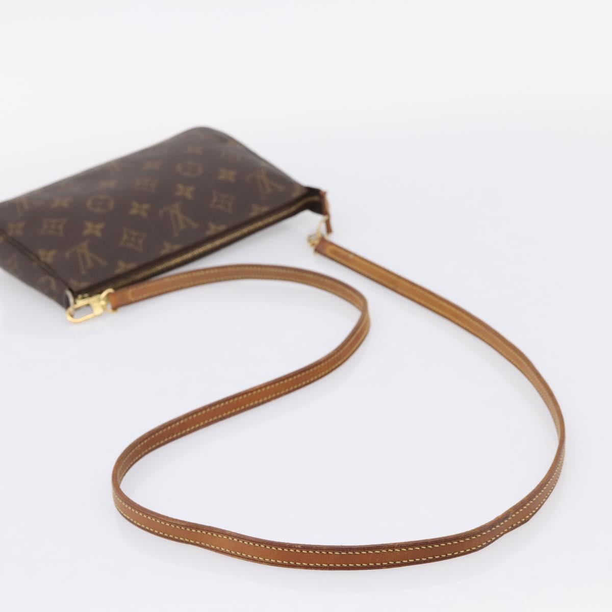 LOUIS VUITTON Monogram Pochette Accessoires Pouch M51980 LV Auth 208095