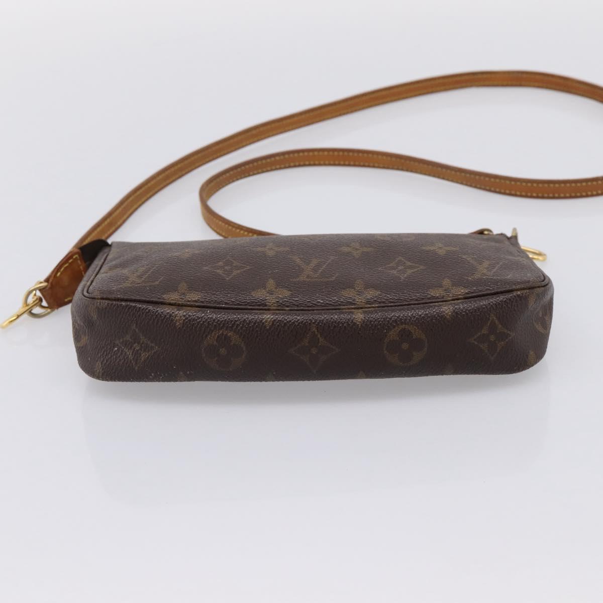 LOUIS VUITTON Monogram Pochette Accessoires Pouch M51980 LV Auth 208095
