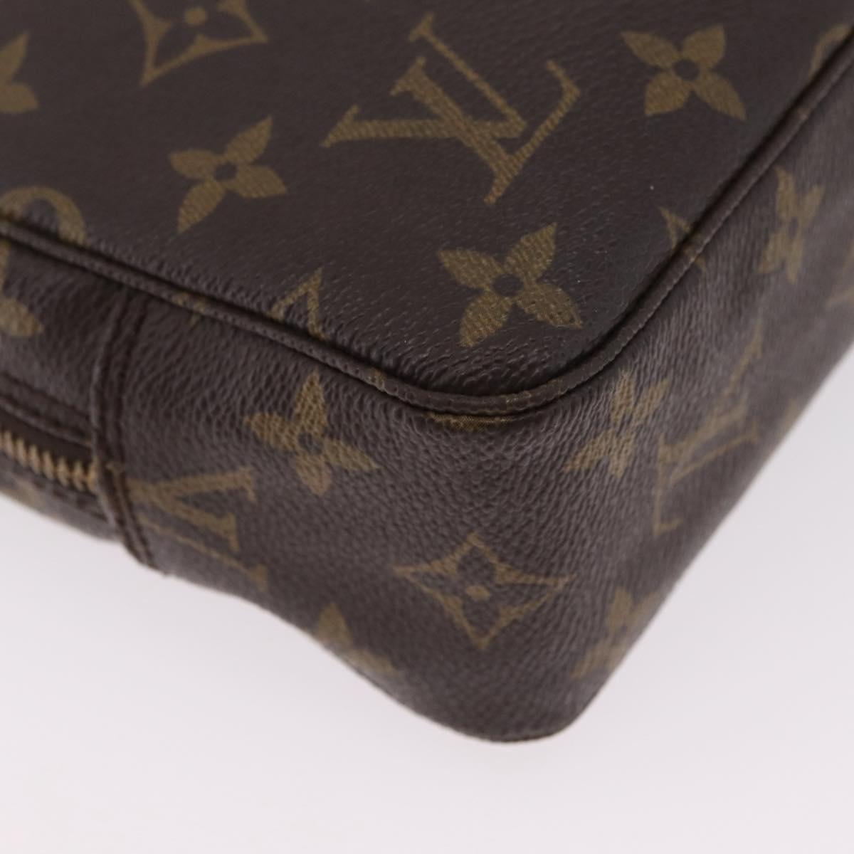 LOUIS VUITTON Monogram Trousse Toilette 23 Clutch Bag M47524 LV Auth 208129A