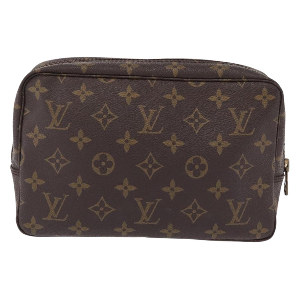 LOUIS VUITTON Monogram Trousse Toilette 23 Clutch Bag M47524 LV Auth 208129A