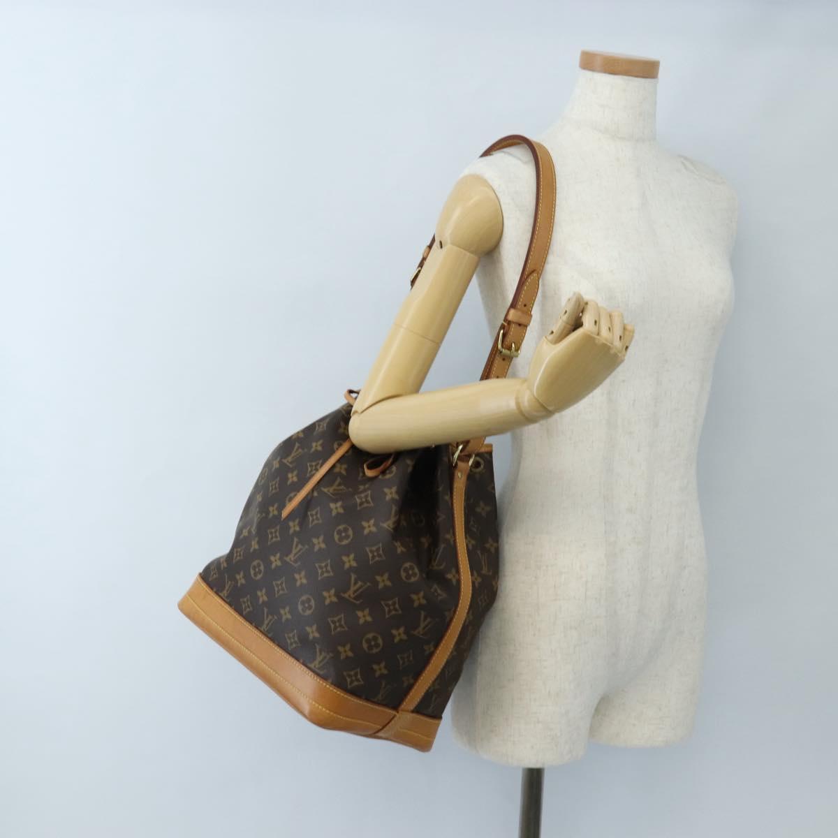 LOUIS VUITTON Monogram Noe Shoulder Bag M42224 LV Auth 208130V