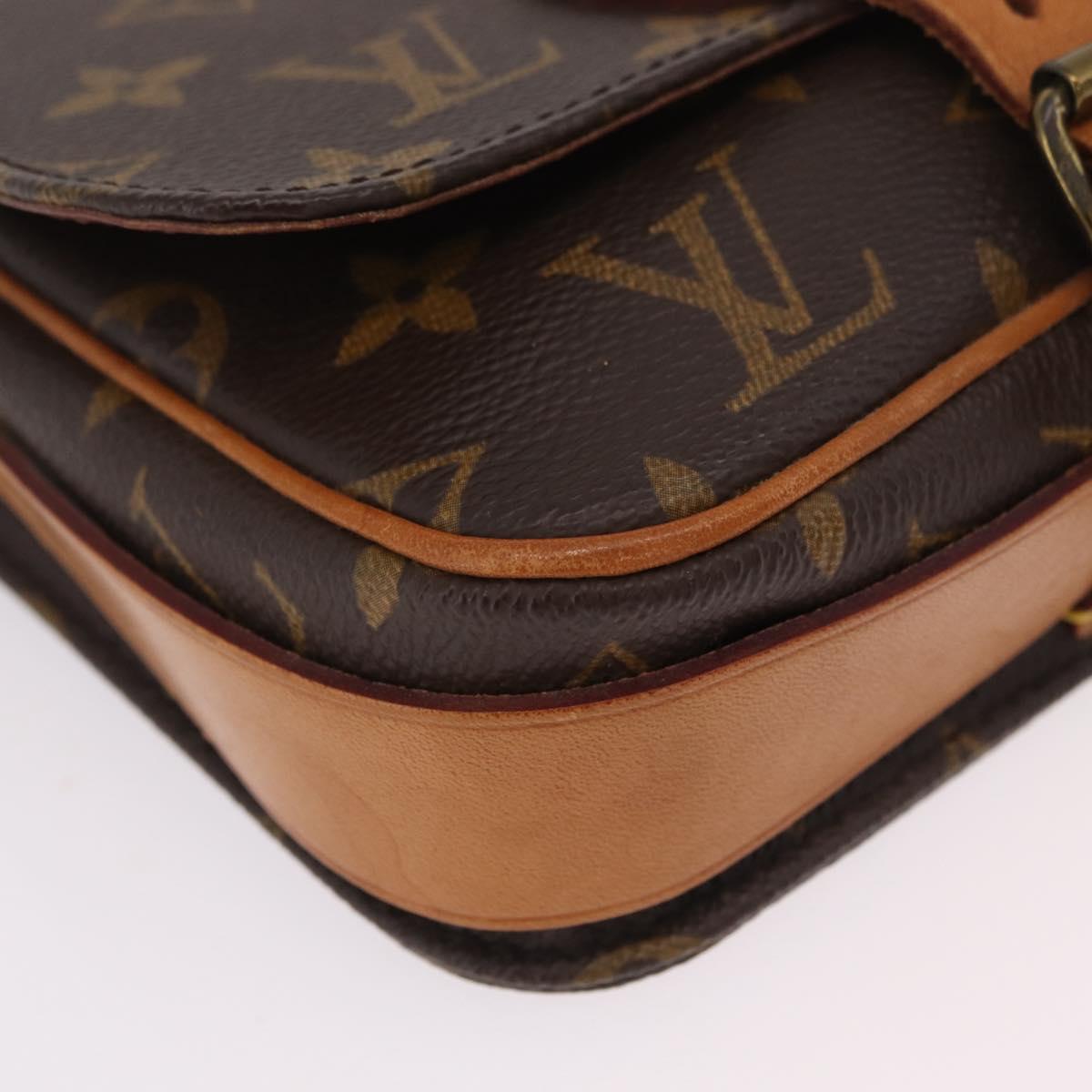 LOUIS VUITTON Monogram Cartouchiere PM Shoulder Bag M51254 LV Auth 208132V