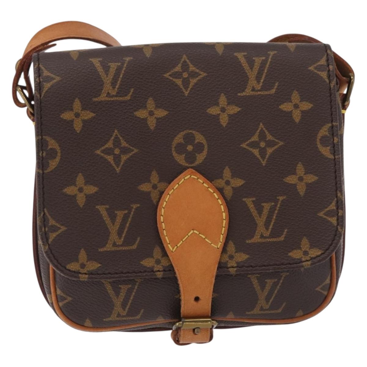 LOUIS VUITTON Monogram Cartouchiere PM Shoulder Bag M51254 LV Auth 208132V