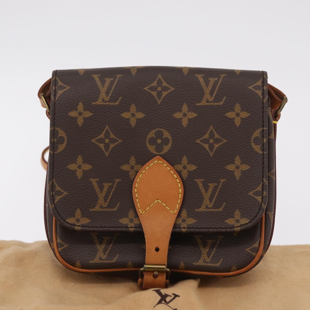 LOUIS VUITTON Monogram Cartouchiere PM Shoulder Bag M51254 LV Auth 208132V