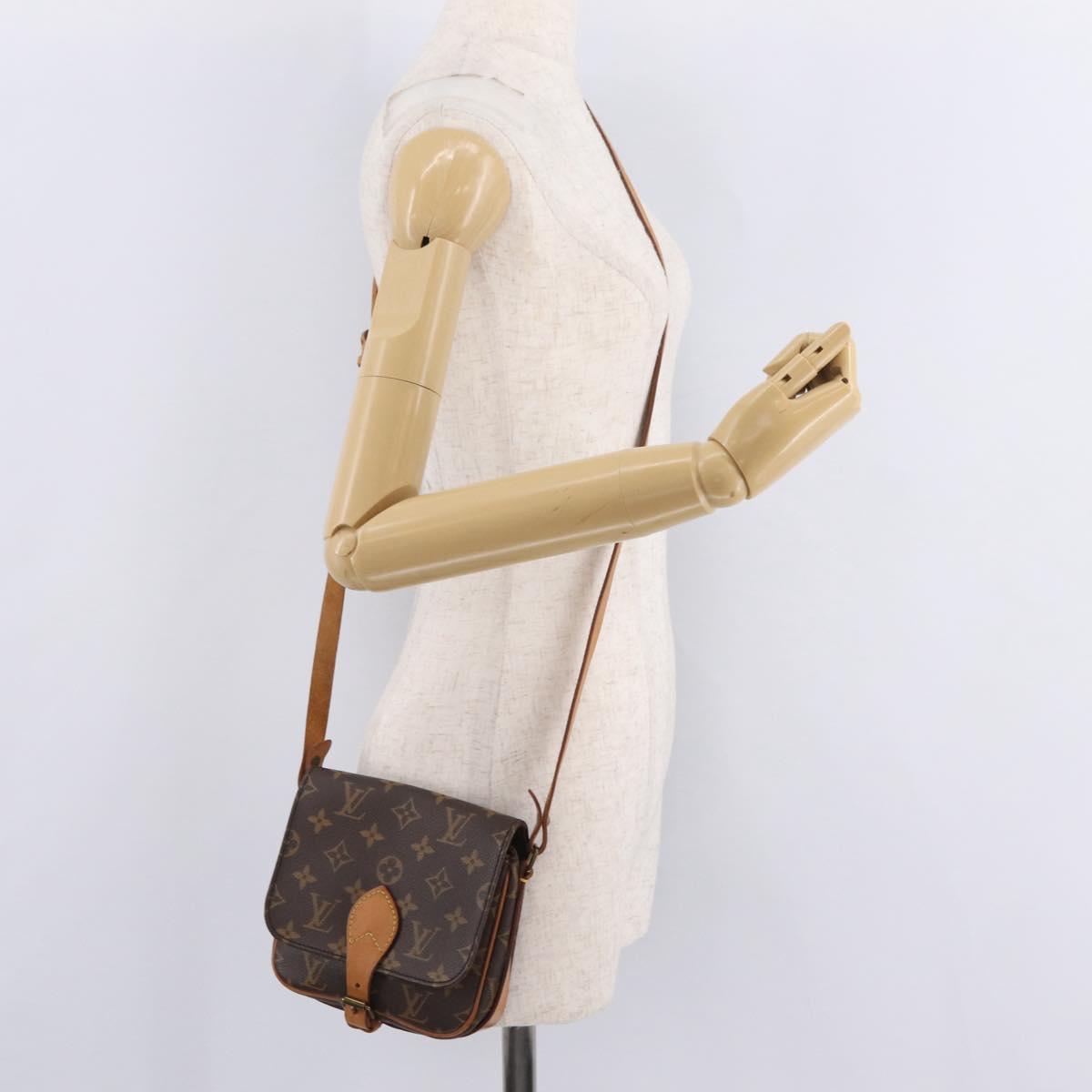 LOUIS VUITTON Monogram Cartouchiere PM Shoulder Bag M51254 LV Auth 208132V