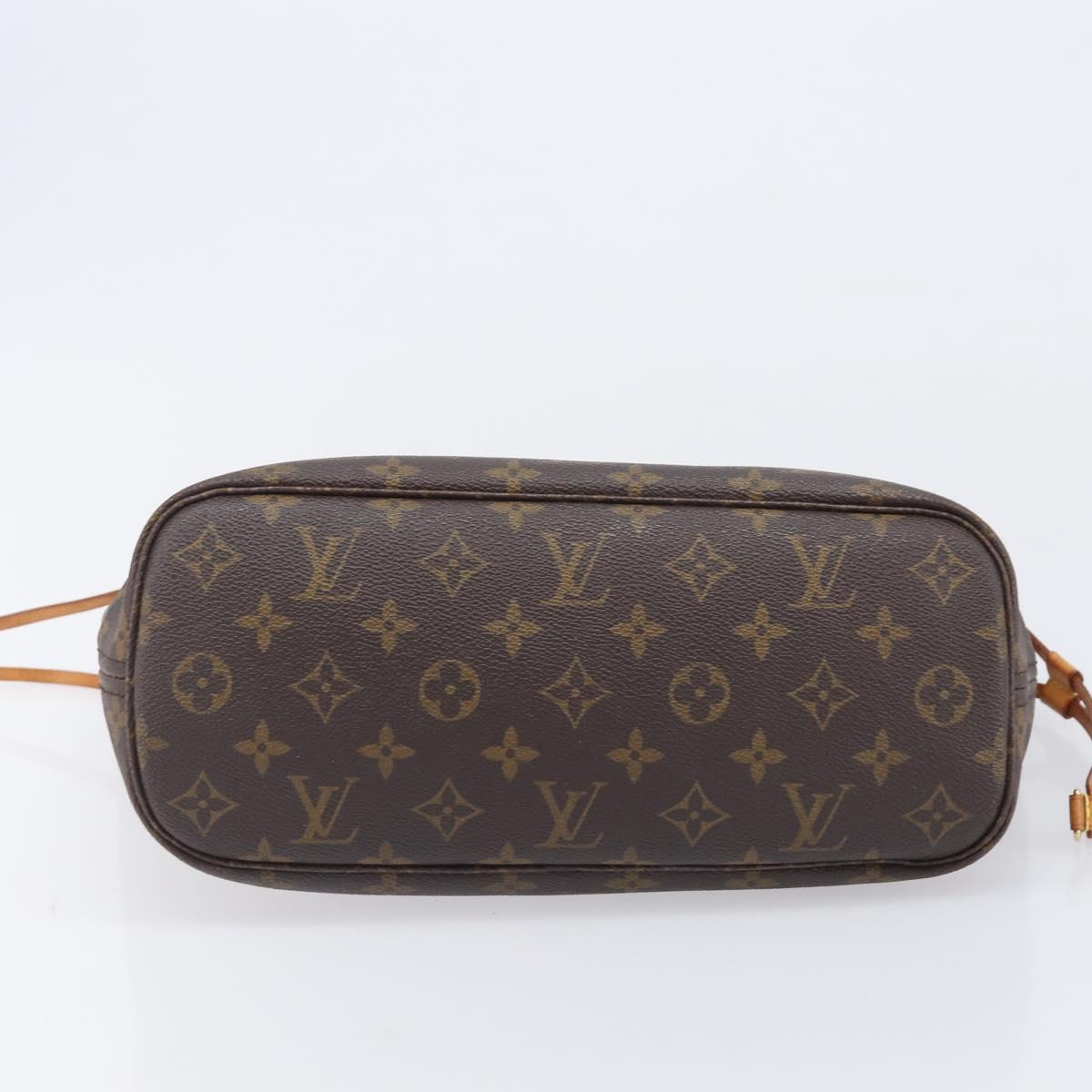 LOUIS VUITTON Monogram Neverfull PM Tote Bag M40155 LV Auth 208134