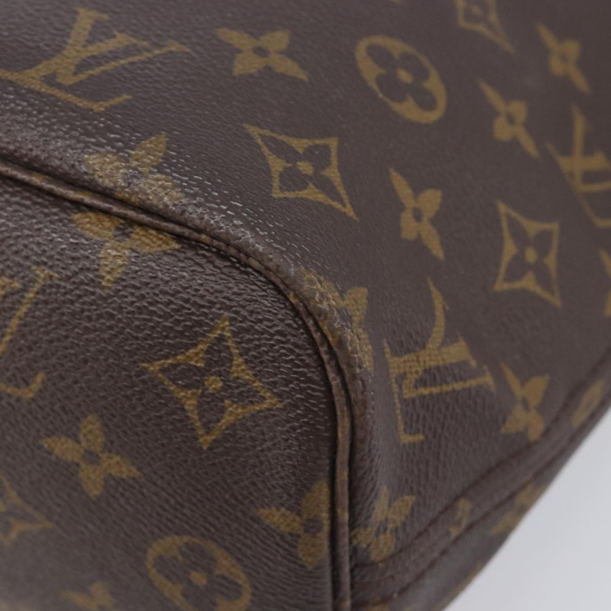 LOUIS VUITTON Monogram Neverfull PM Tote Bag M40155 LV Auth 208134