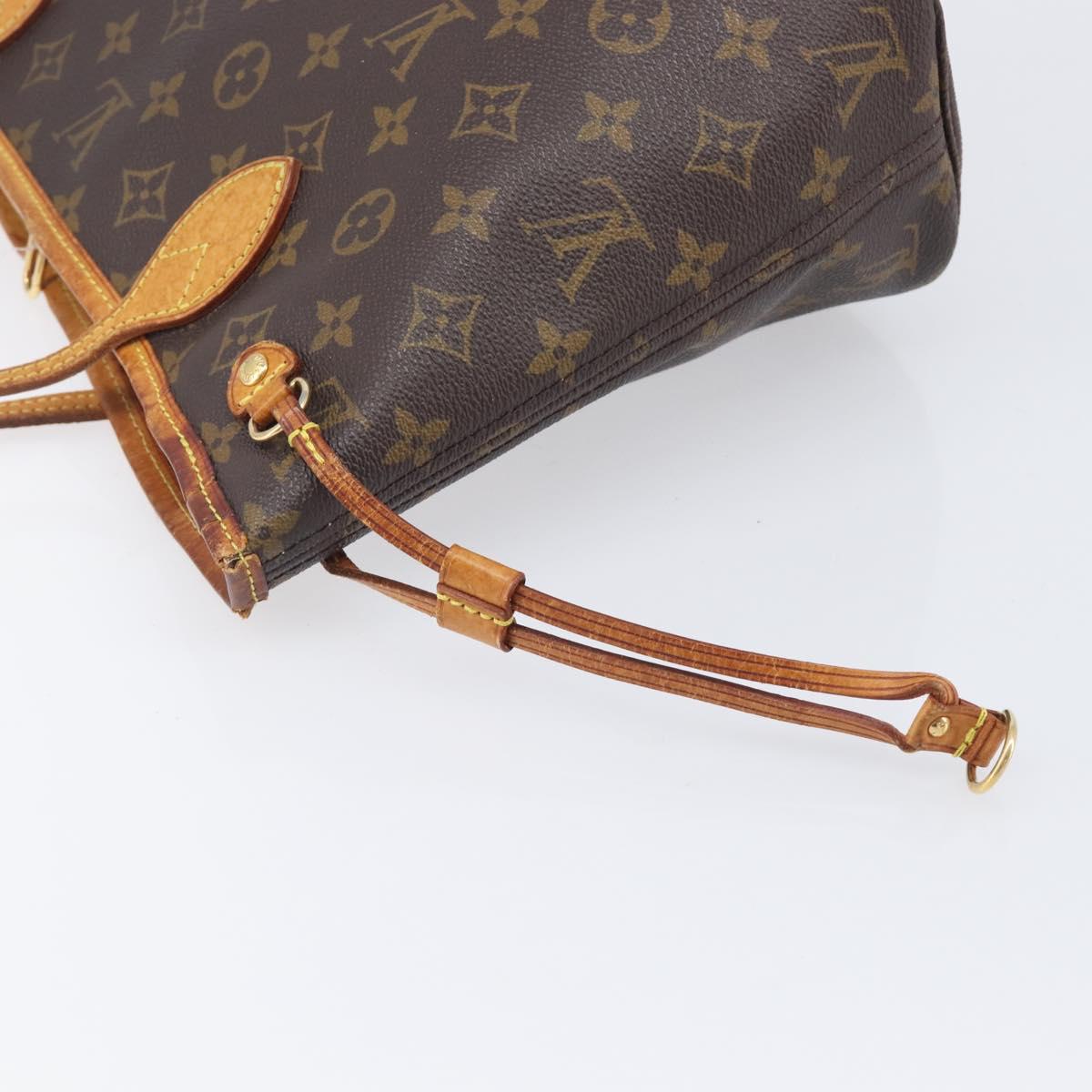 LOUIS VUITTON Monogram Neverfull PM Tote Bag M40155 LV Auth 208134