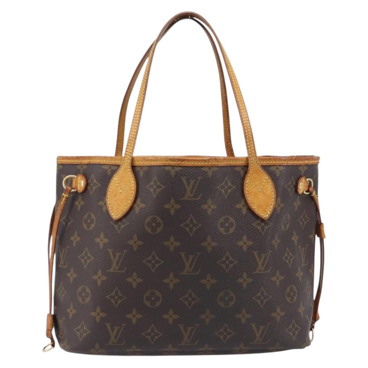 LOUIS VUITTON Monogram Neverfull PM Tote Bag M40155 LV Auth 208134