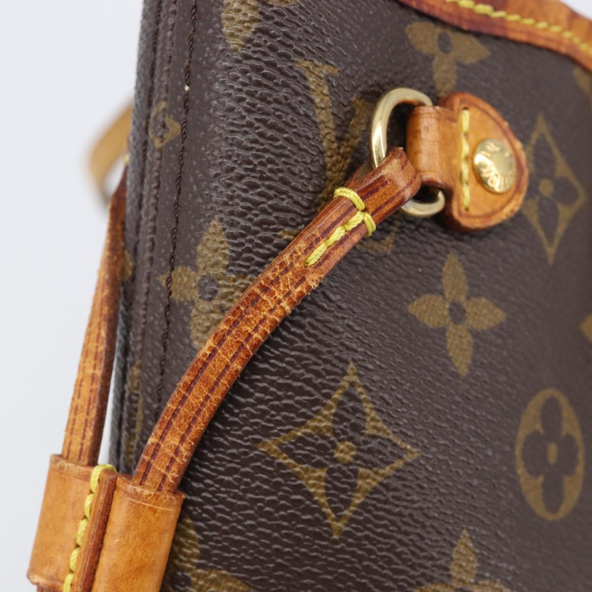LOUIS VUITTON Monogram Neverfull PM Tote Bag M40155 LV Auth 208134