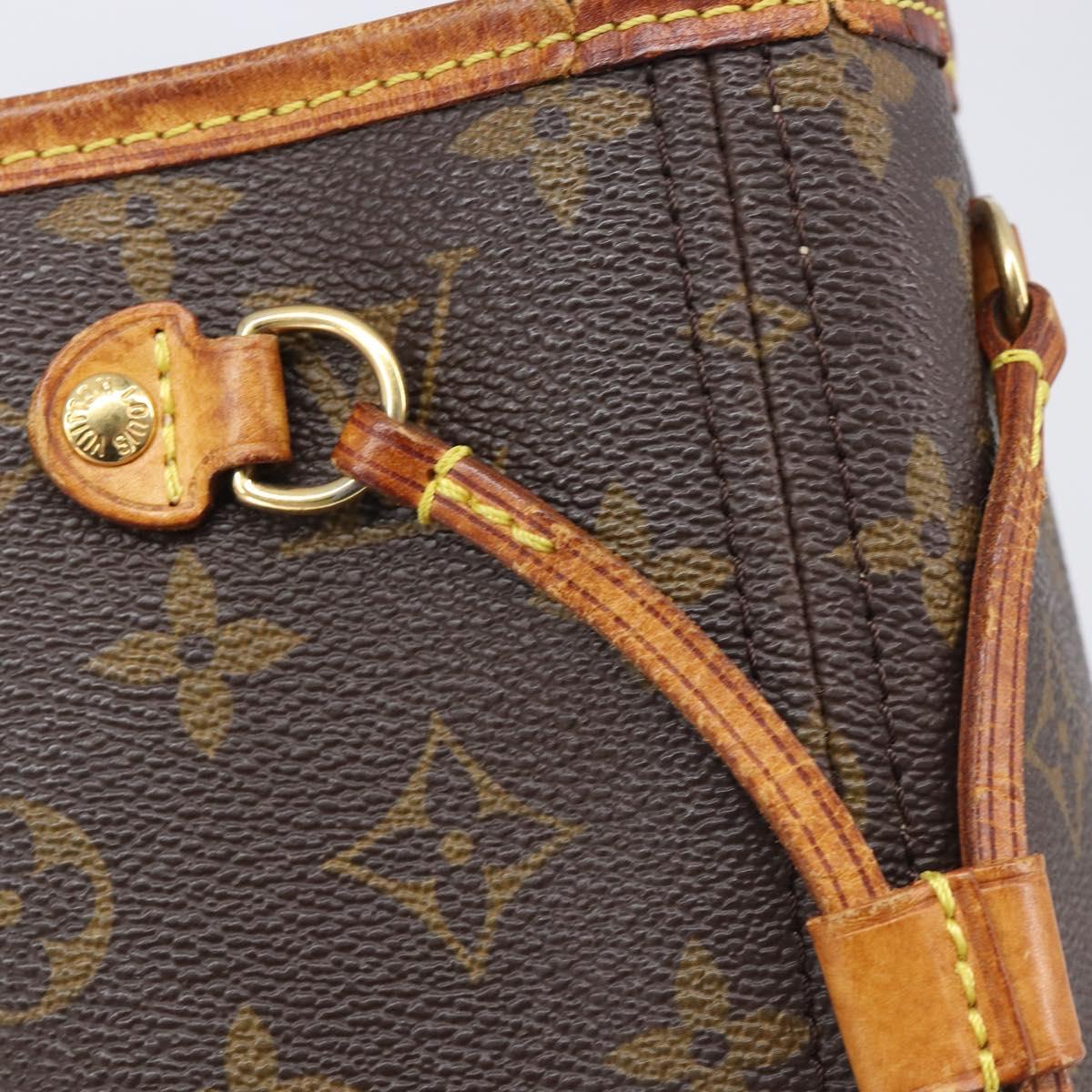 LOUIS VUITTON Monogram Neverfull PM Tote Bag M40155 LV Auth 208134