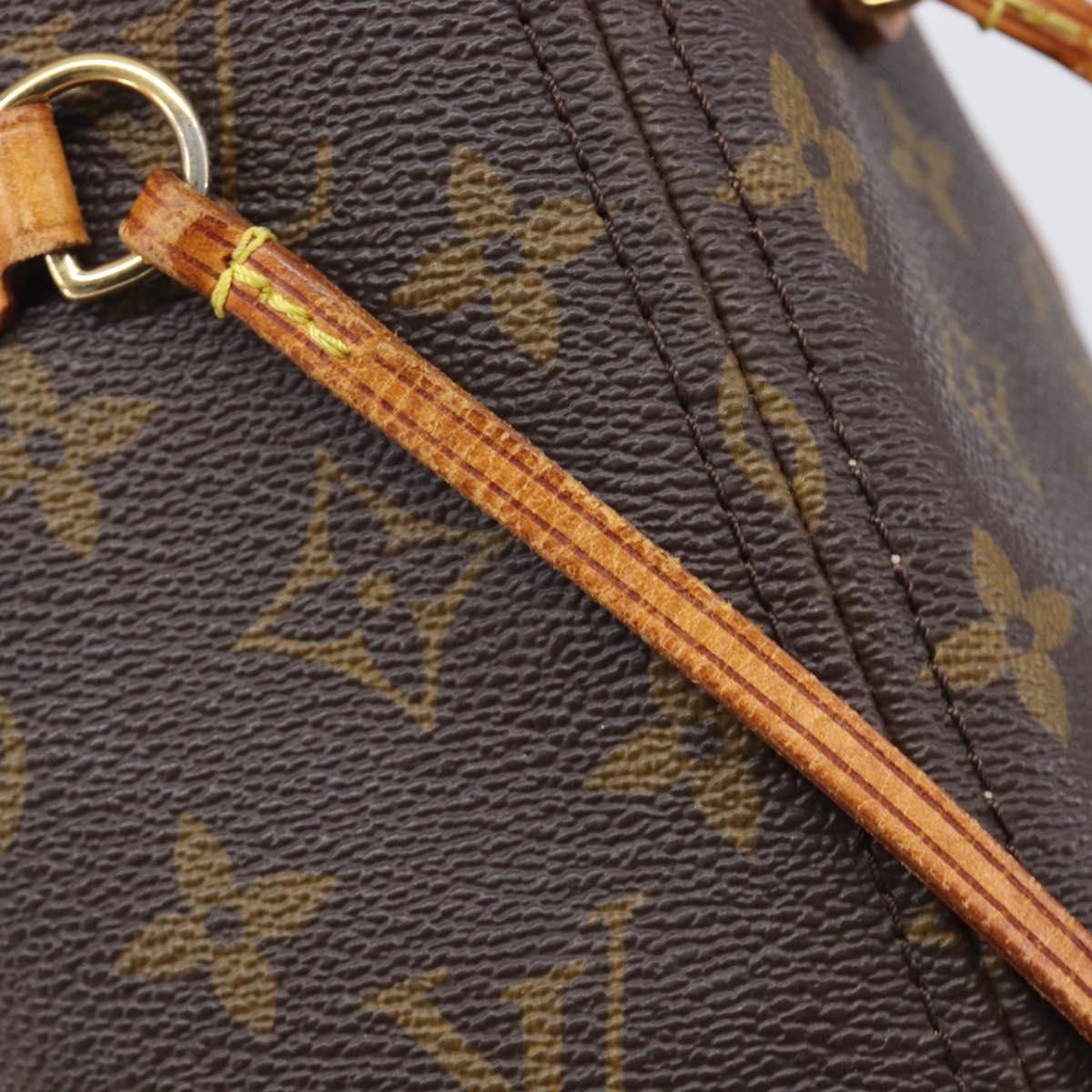 LOUIS VUITTON Monogram Neverfull PM Tote Bag M40155 LV Auth 208134