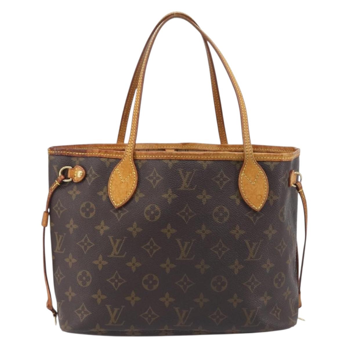 LOUIS VUITTON Monogram Neverfull PM Tote Bag M40155 LV Auth 208134