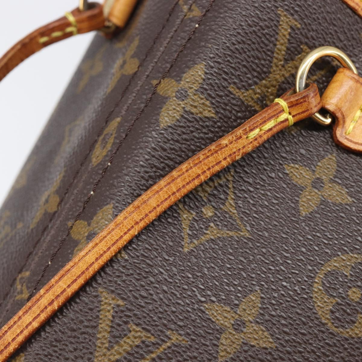 LOUIS VUITTON Monogram Neverfull PM Tote Bag M40155 LV Auth 208134