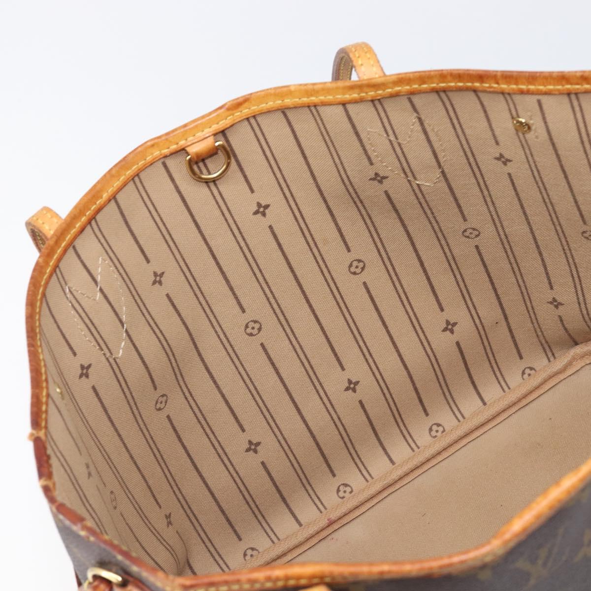 LOUIS VUITTON Monogram Neverfull PM Tote Bag M40155 LV Auth 208134