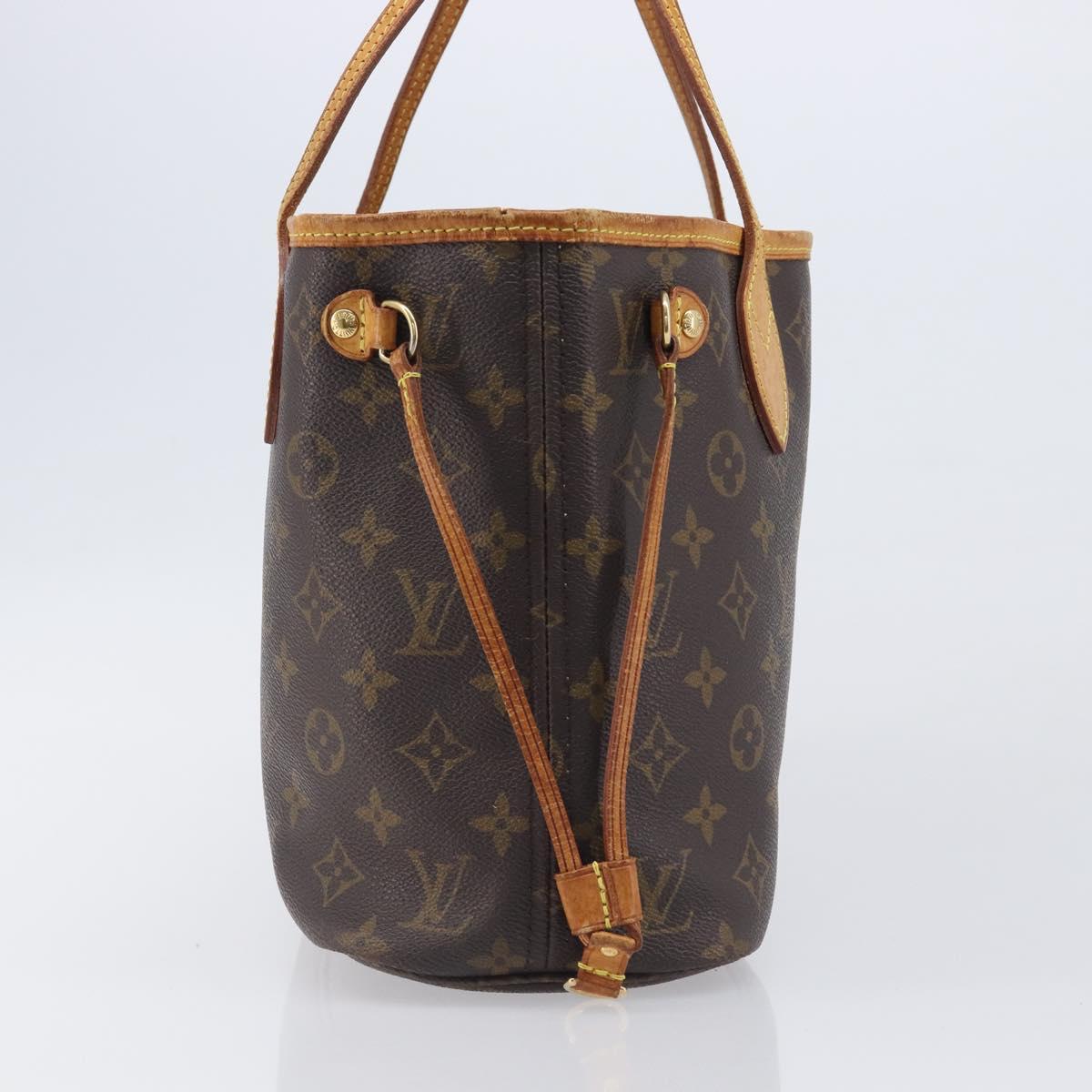 LOUIS VUITTON Monogram Neverfull PM Tote Bag M40155 LV Auth 208134