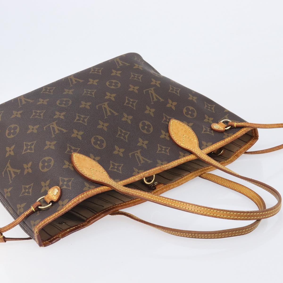 LOUIS VUITTON Monogram Neverfull PM Tote Bag M40155 LV Auth 208134