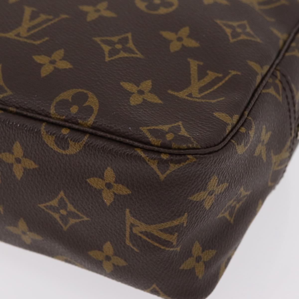 LOUIS VUITTON Monogram Trousse Toilette 28 Clutch Bag M47522 LV Auth 208139A
