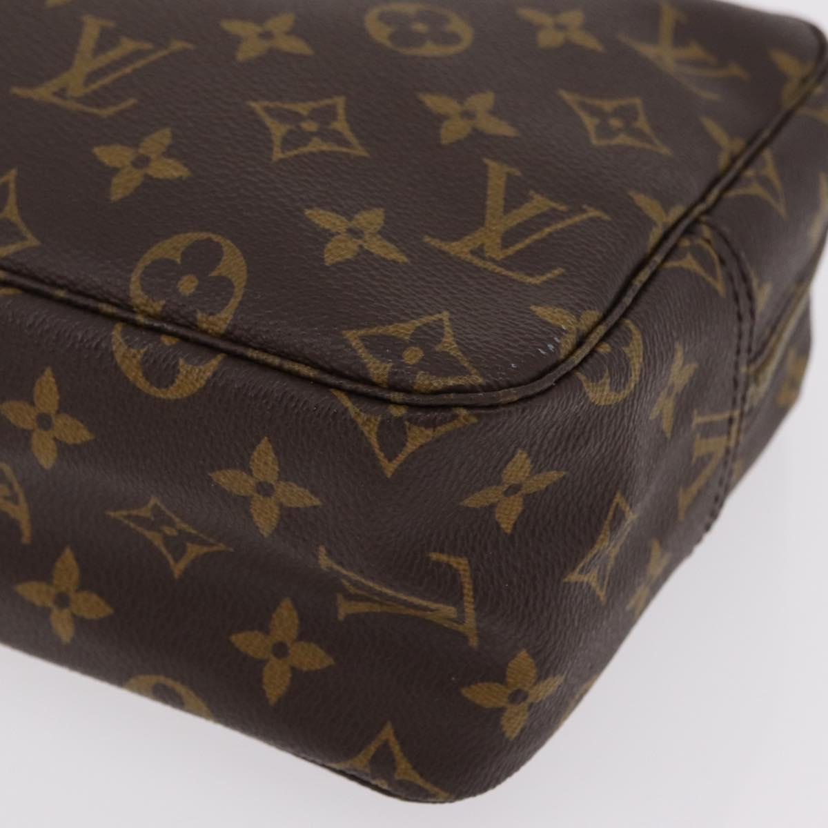 LOUIS VUITTON Monogram Trousse Toilette 28 Clutch Bag M47522 LV Auth 208139A