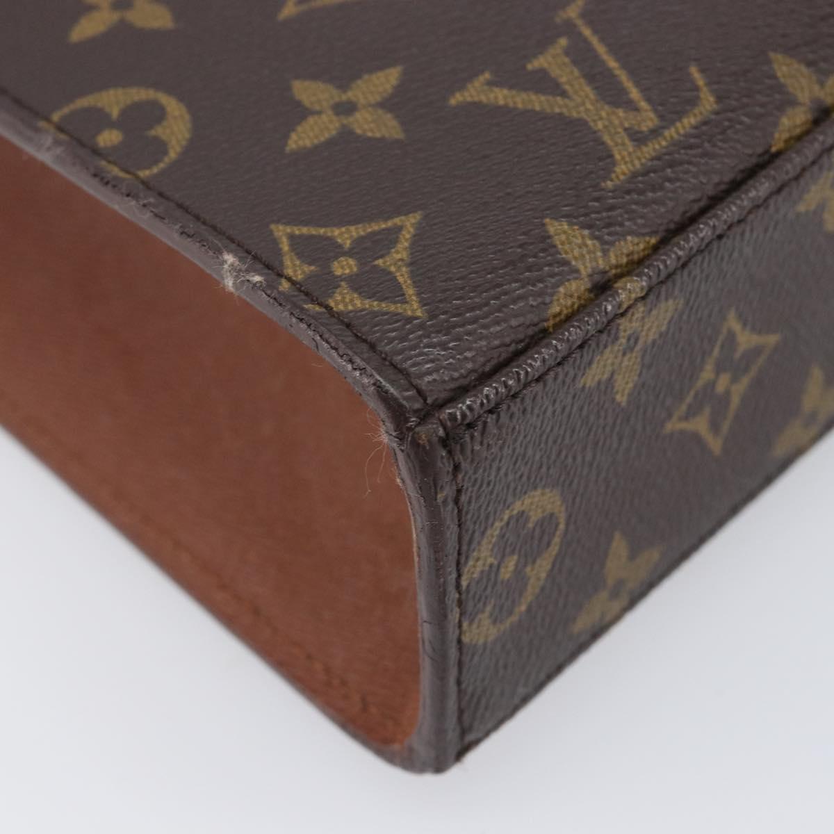 LOUIS VUITTON Monogram Malesherbes Hand Bag M51379 LV Auth 208140