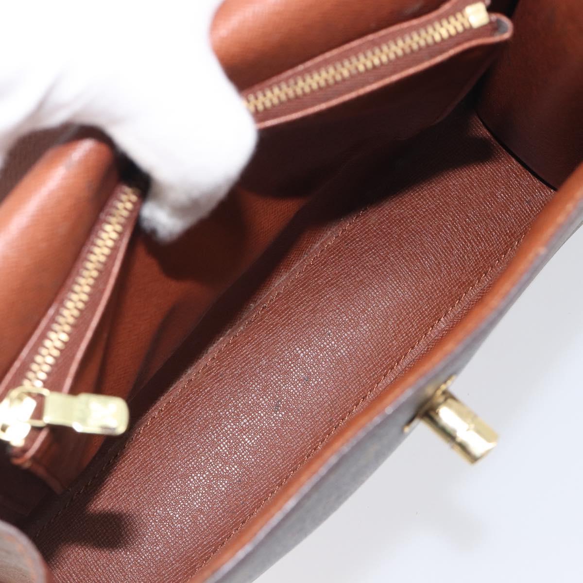 LOUIS VUITTON Monogram Malesherbes Hand Bag M51379 LV Auth 208140