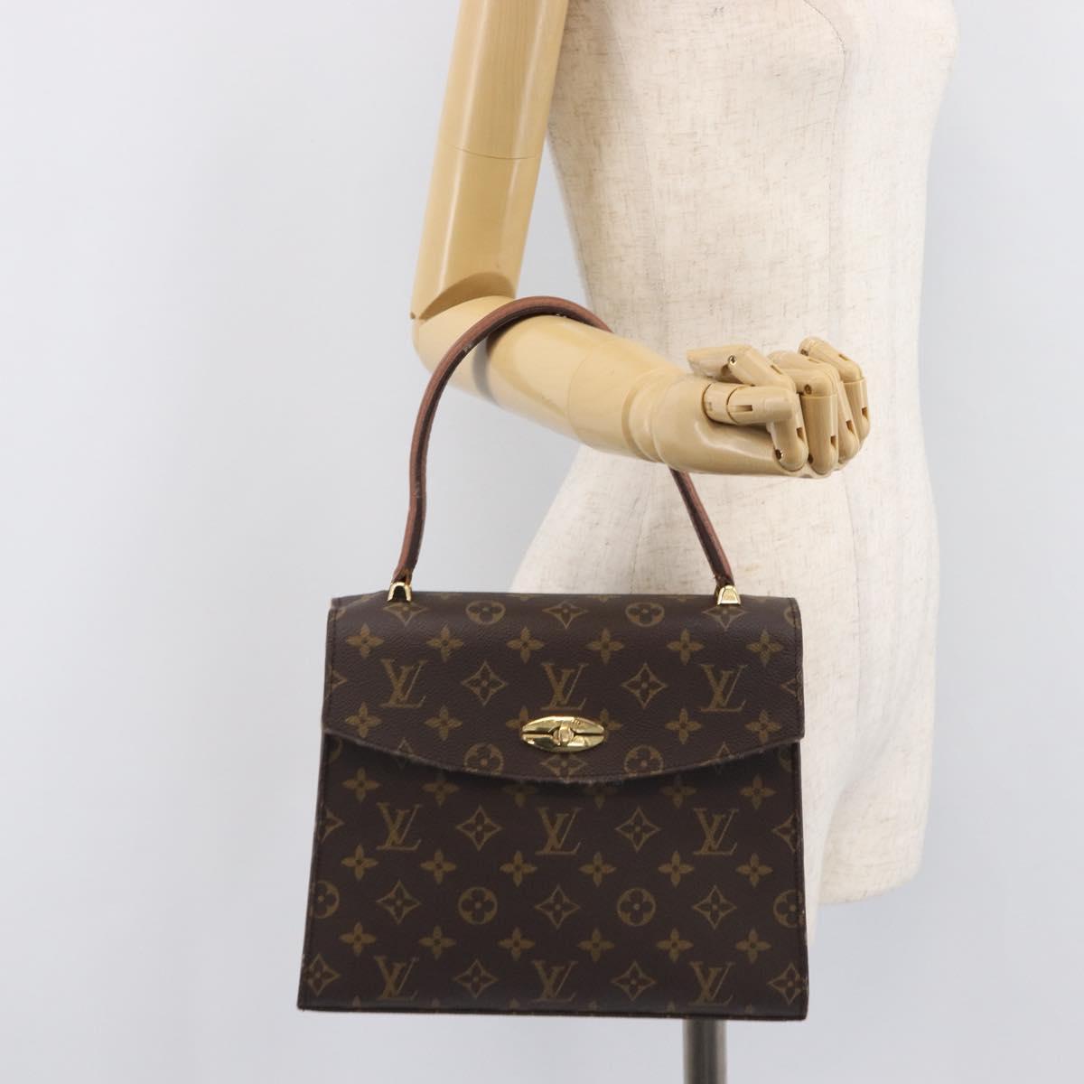 LOUIS VUITTON Monogram Malesherbes Hand Bag M51379 LV Auth 208140