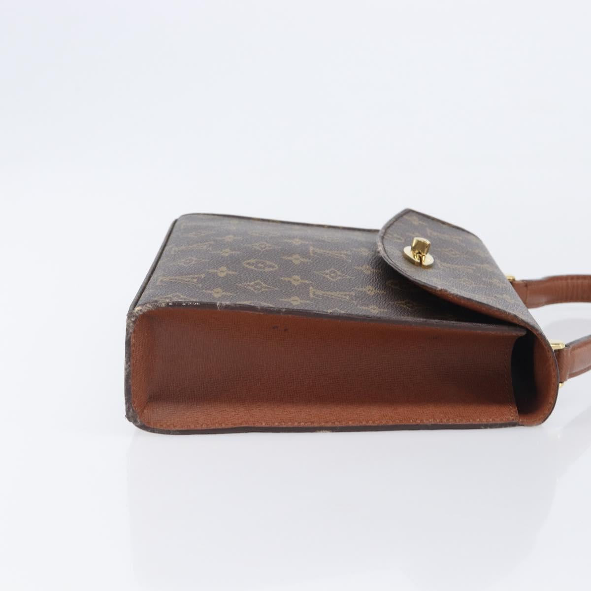 LOUIS VUITTON Monogram Malesherbes Hand Bag M51379 LV Auth 208140