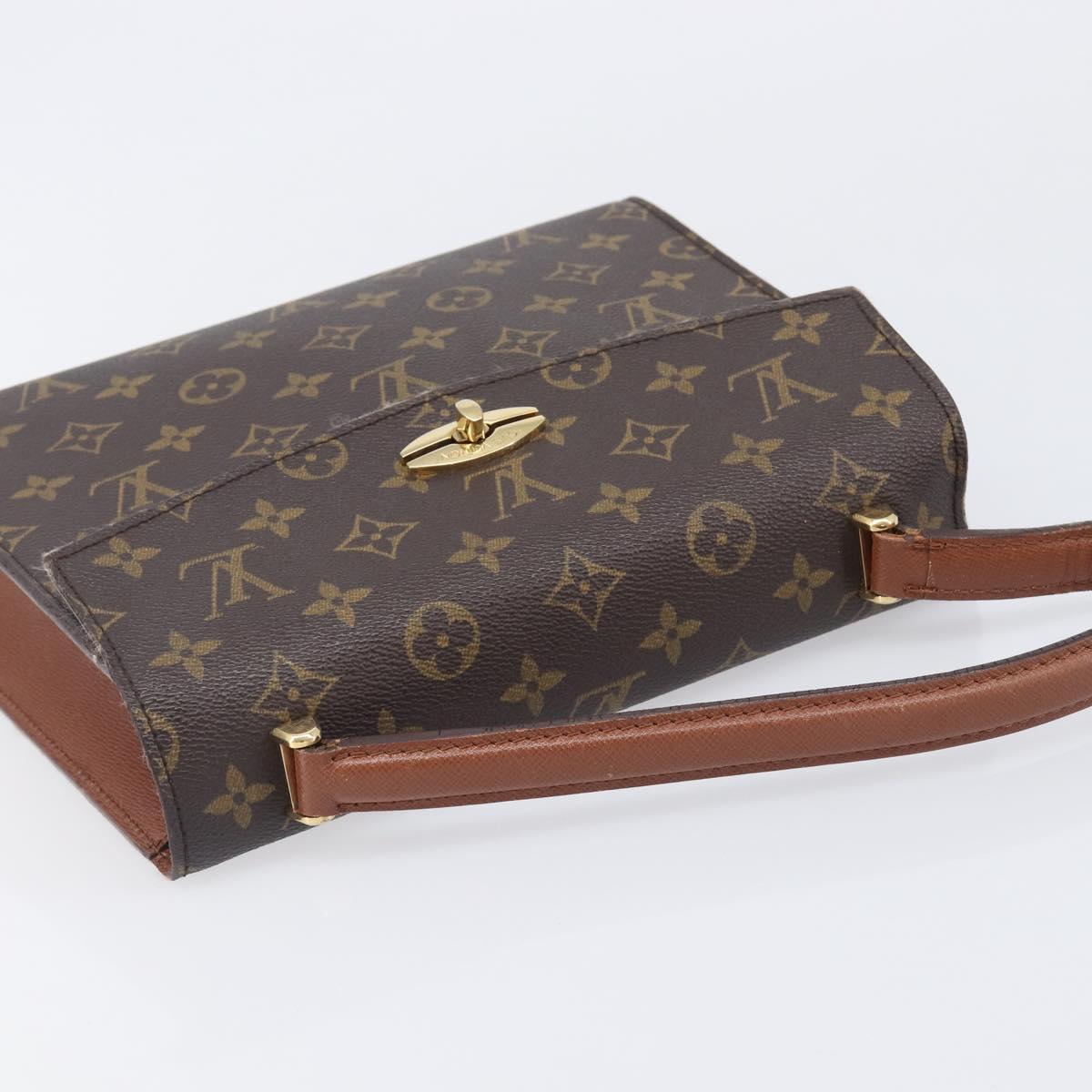 LOUIS VUITTON Monogram Malesherbes Hand Bag M51379 LV Auth 208140