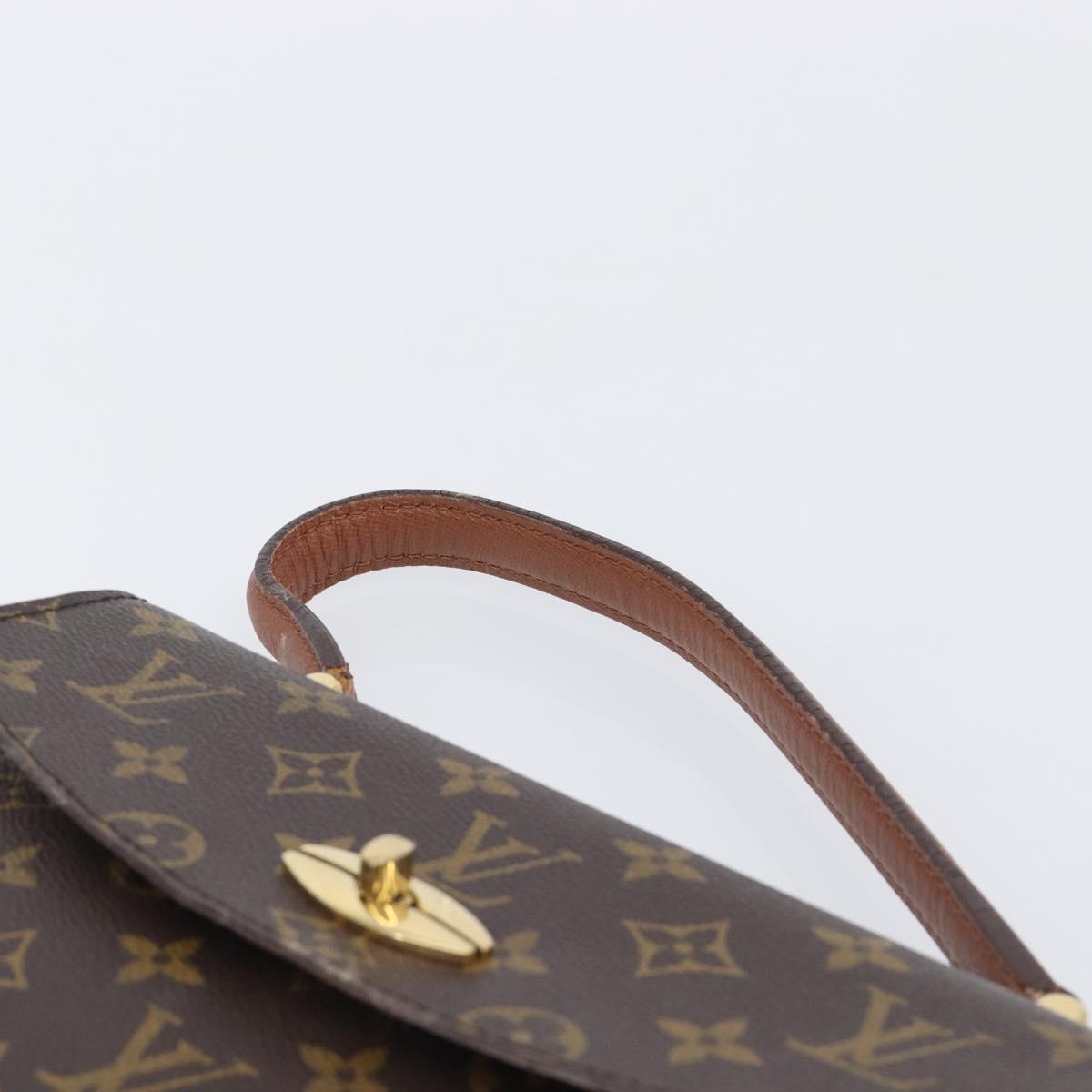 LOUIS VUITTON Monogram Malesherbes Hand Bag M51379 LV Auth 208140
