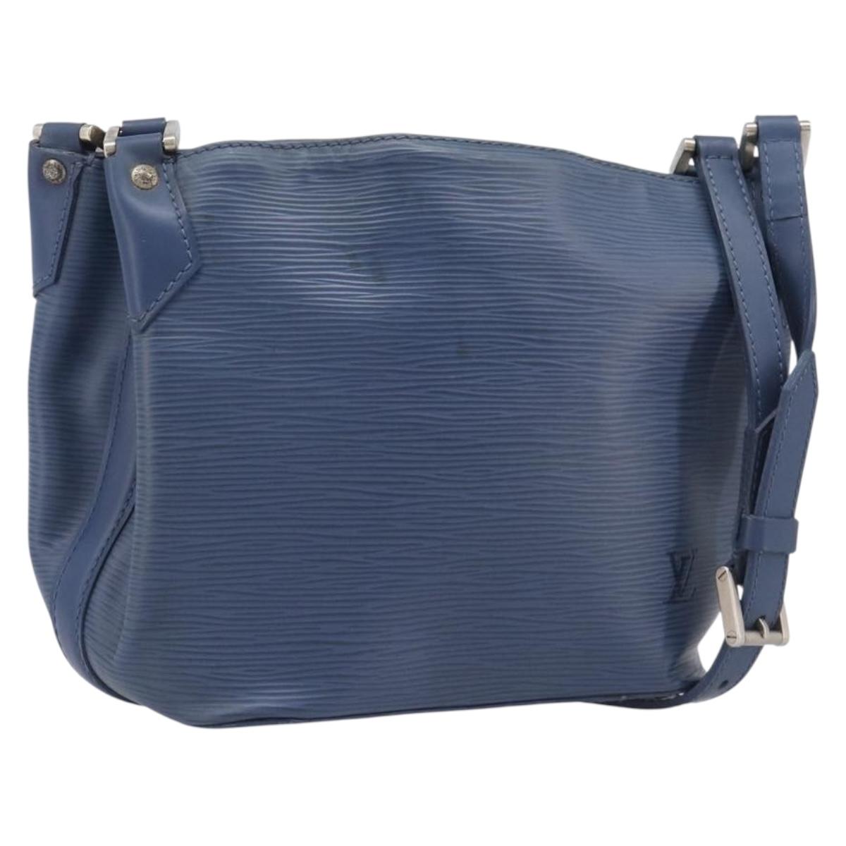 LOUIS VUITTON Epi Mandala PM Shoulder Bag Blue Myrtille M5893G LV Auth 208146A