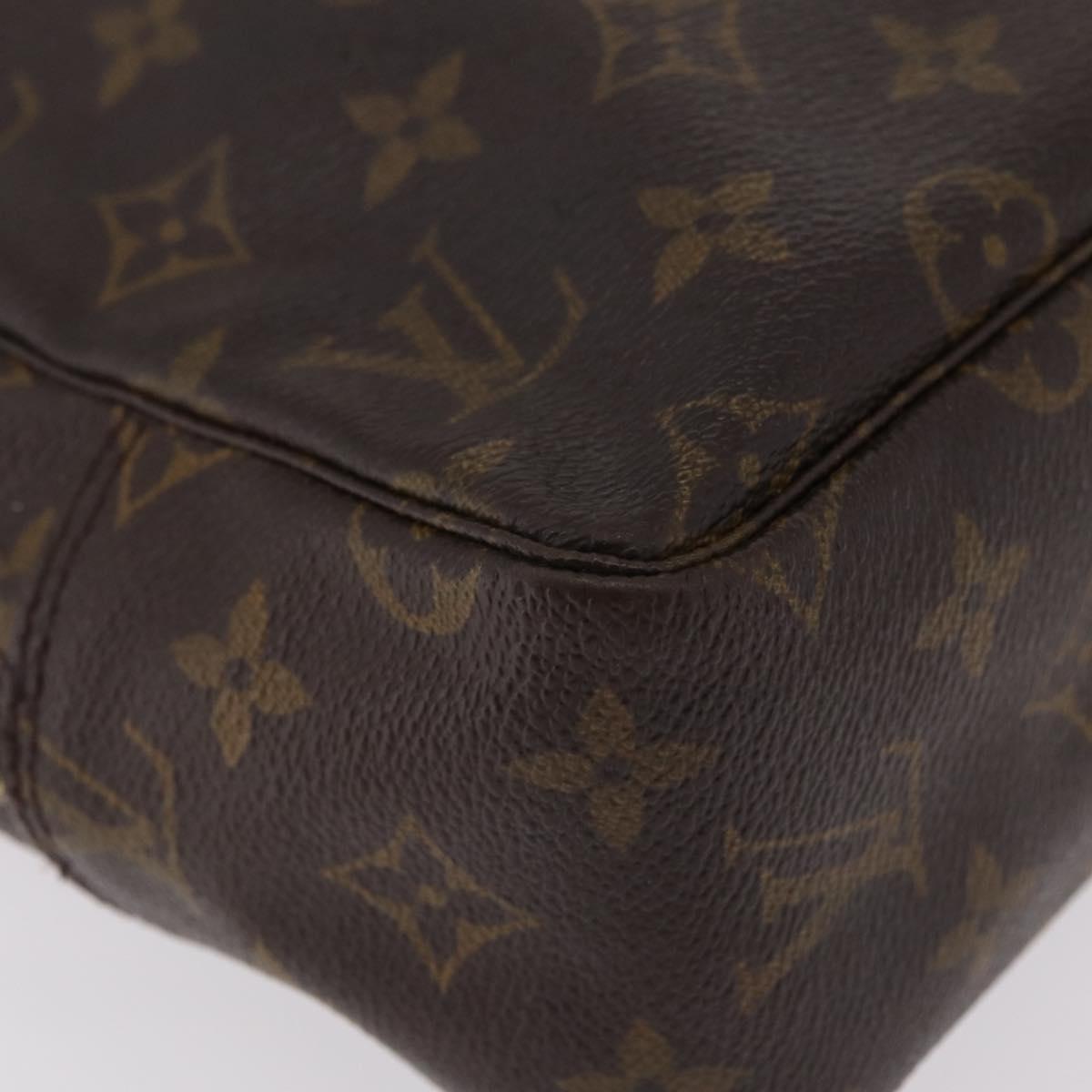 LOUIS VUITTON Monogram Trousse Toilette 28 Clutch Bag M47522 LV Auth 208157