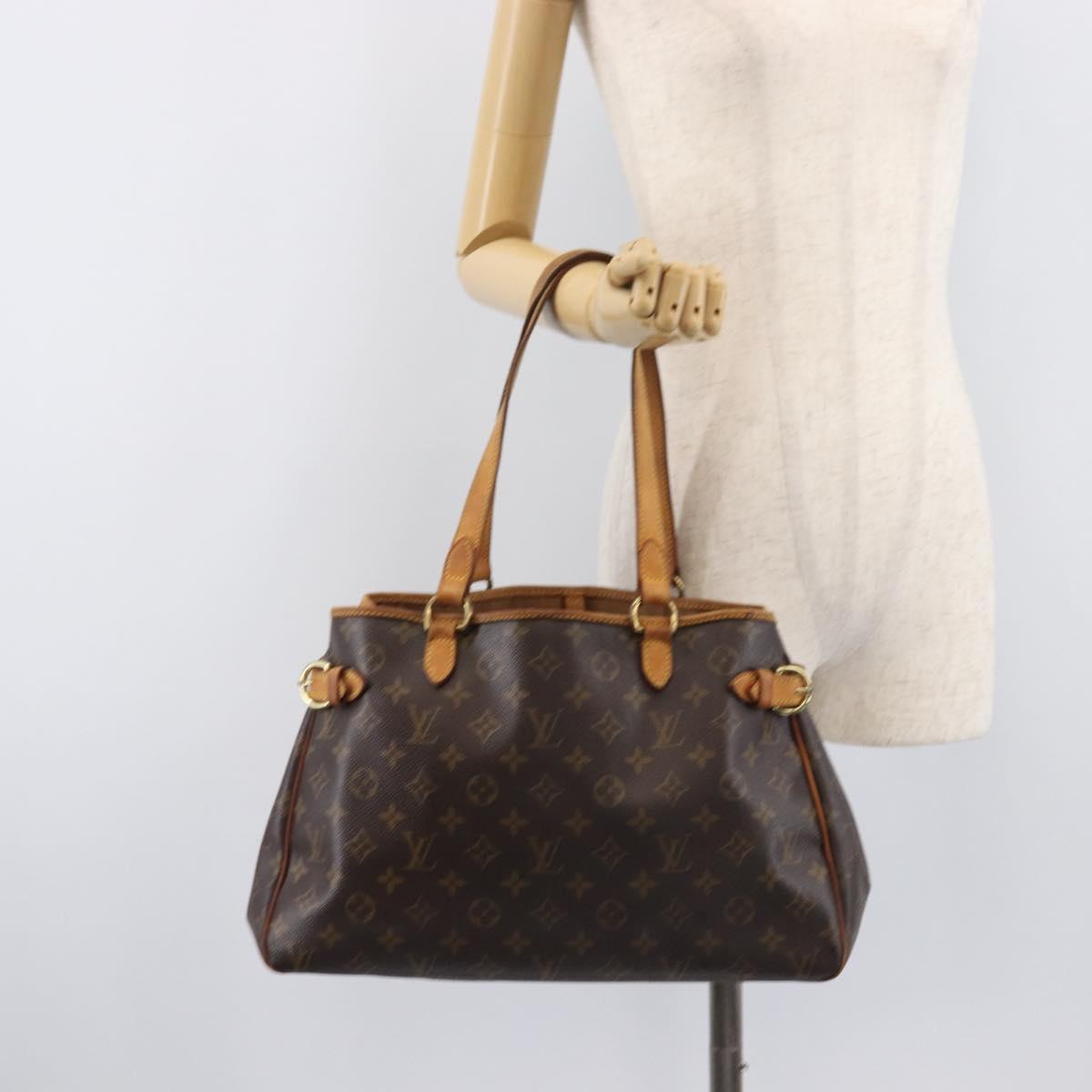 LOUIS VUITTON Monogram Batignolles Horizontal Tote Bag M51154 LV Auth 208172