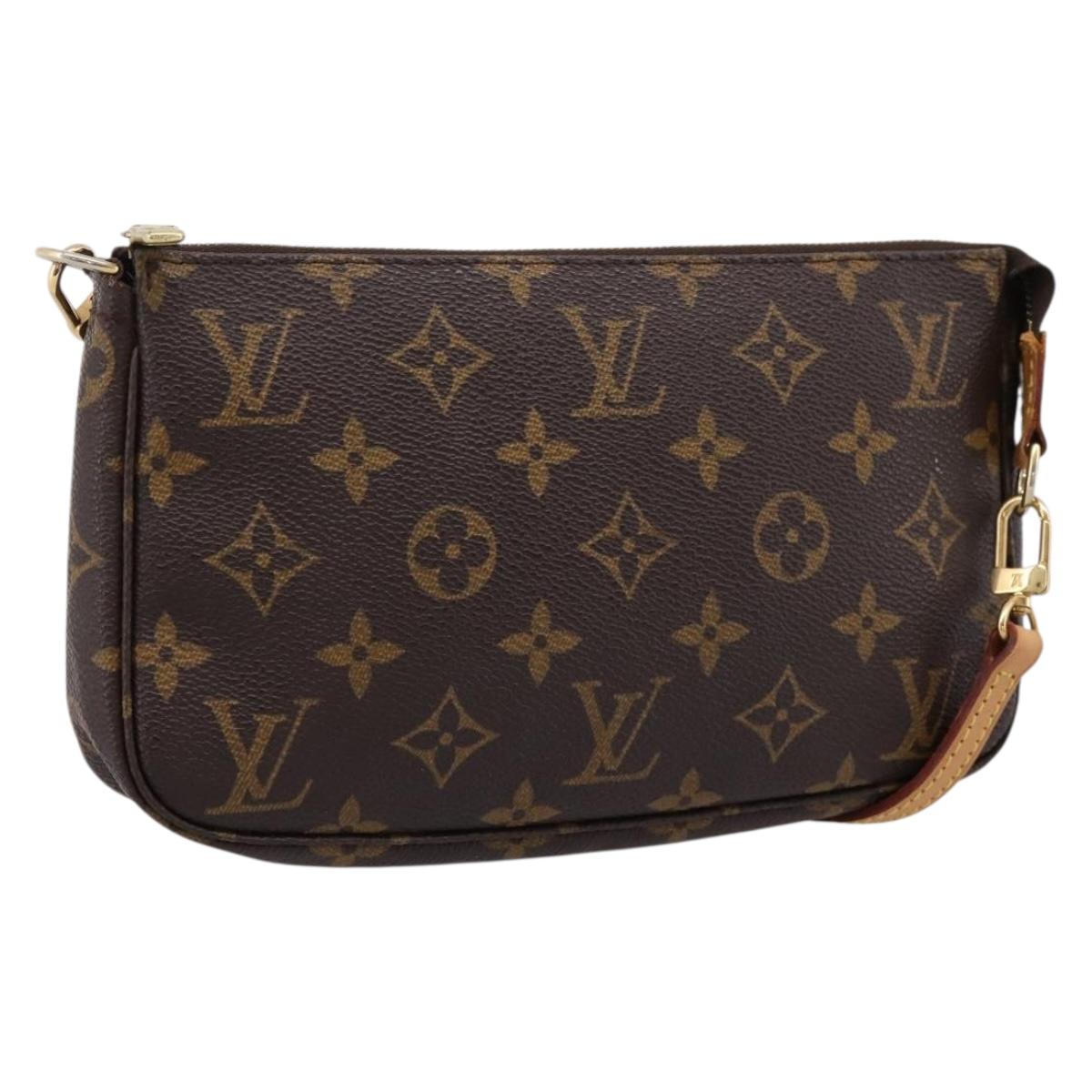 LOUIS VUITTON Monogram Pochette Accessoires Pouch M51980 LV Auth 208175A