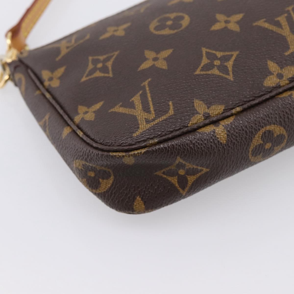 LOUIS VUITTON Monogram Pochette Accessoires Pouch M51980 LV Auth 208175A