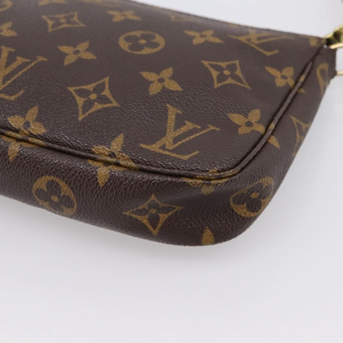 LOUIS VUITTON Monogram Pochette Accessoires Pouch M51980 LV Auth 208175A