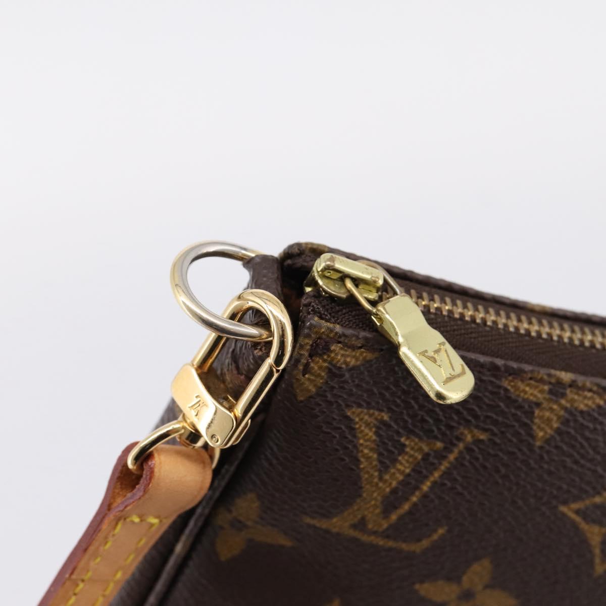 LOUIS VUITTON Monogram Pochette Accessoires Pouch M51980 LV Auth 208175A