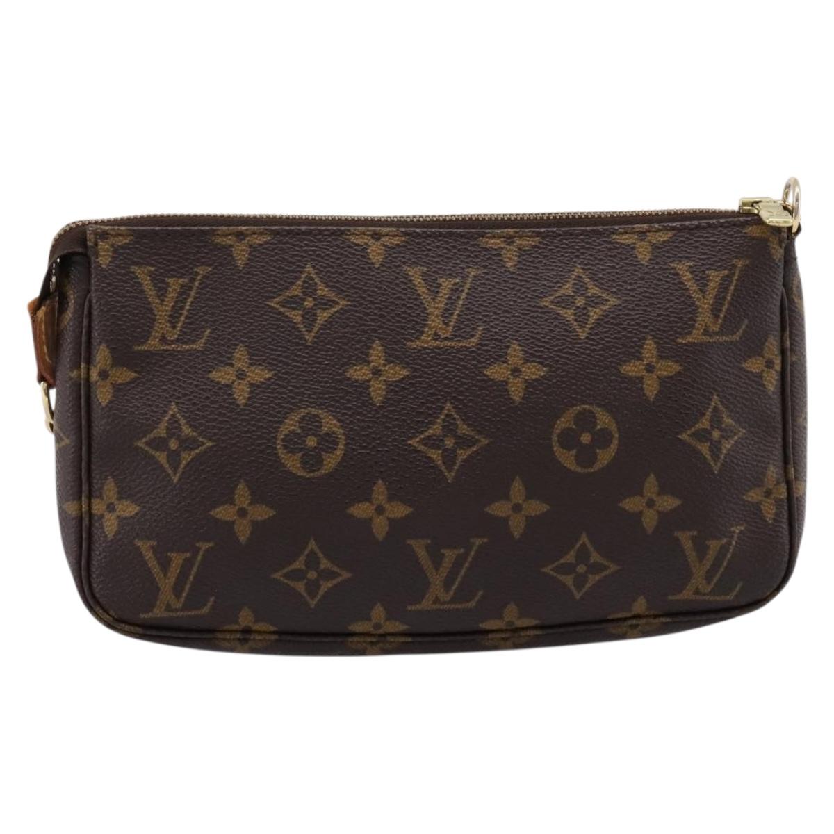 LOUIS VUITTON Monogram Pochette Accessoires Pouch M51980 LV Auth 208175A