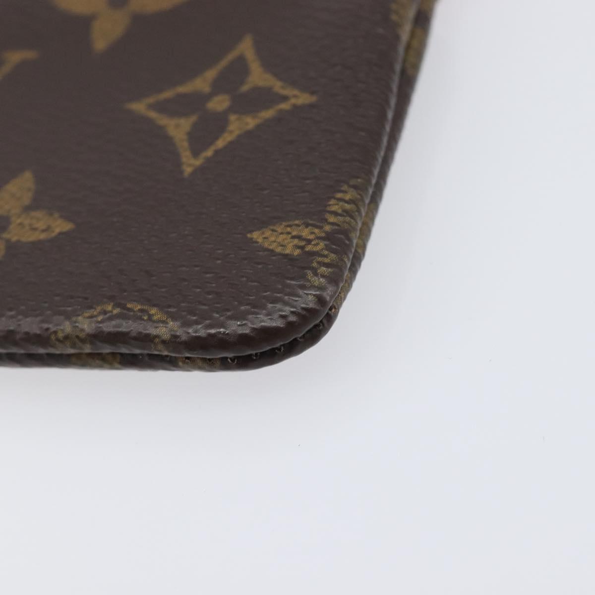 LOUIS VUITTON Monogram Pochette Cles Coin Purse M62650 LV Auth 208177