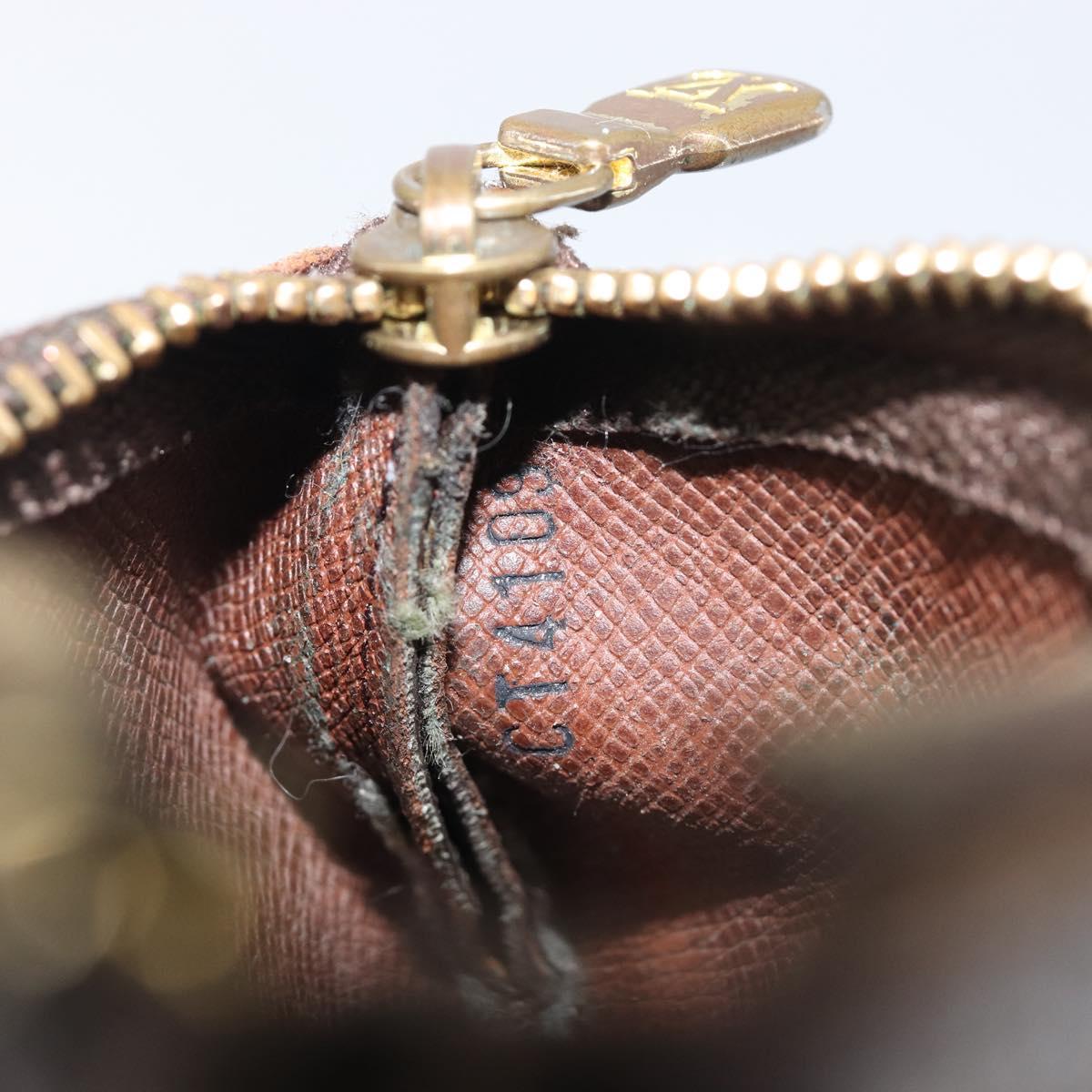 LOUIS VUITTON Monogram Pochette Cles Coin Purse M62650 LV Auth 208177