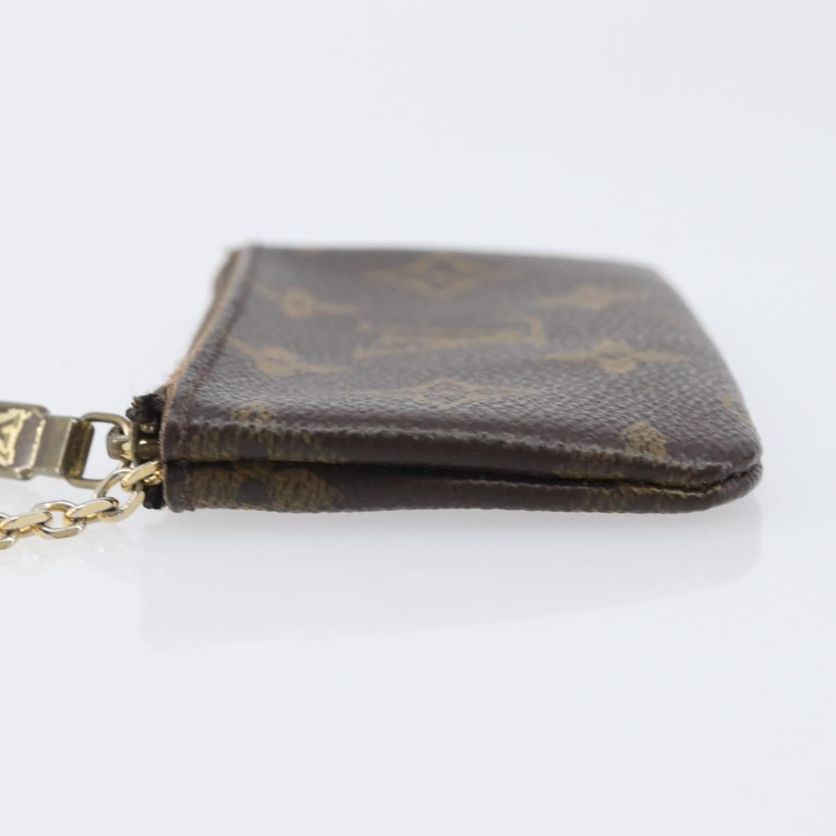 LOUIS VUITTON Monogram Pochette Cles Coin Purse M62650 LV Auth 208177