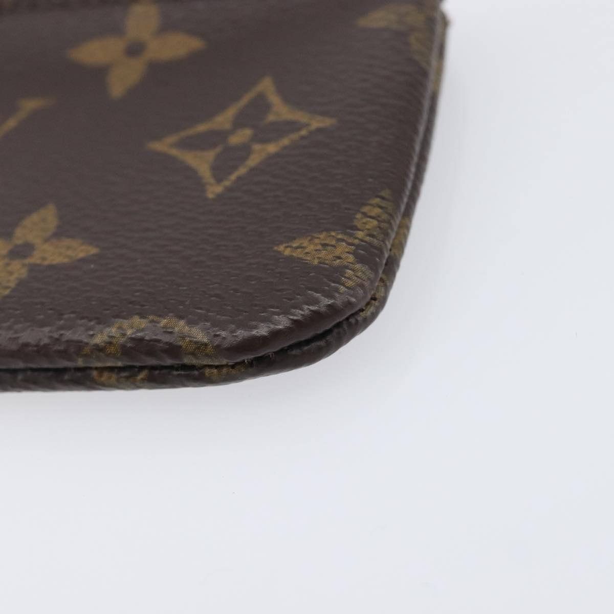 LOUIS VUITTON Monogram Pochette Cles Coin Purse M62650 LV Auth 208177